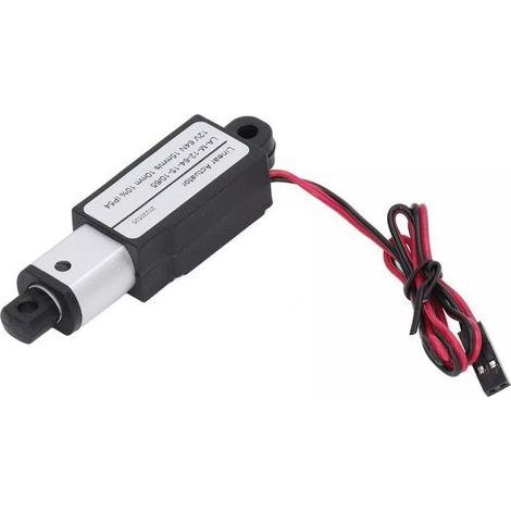 12V Actionneur électrique Micro Linéaire en Aluminium ABS Miniature DC Alimentation Mini Actionneur de Mouvement pour Machines Agricoles (10mm) (1/5)