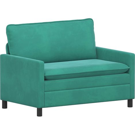 Sofa Türkis 126 x 81 x 87,5 cm Samt vidaXL (1/5)