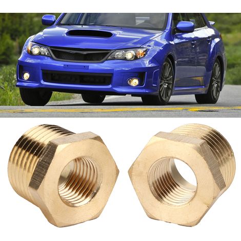 Reduzierstück aus Messing für Automobilteile, 1/2" Außengewinde auf 1/4" Innengewinde (TU-BS1214-2PCS) (1/5)