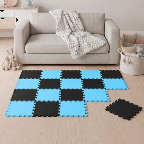 18 Teile Baby Kinder Puzzlematte ab Null - 30x30 Puzzle Spielmatte Krabbelmatte (1/5)