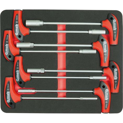 Module mousse de 8 clés emmanchées en t - MOB (1/3)