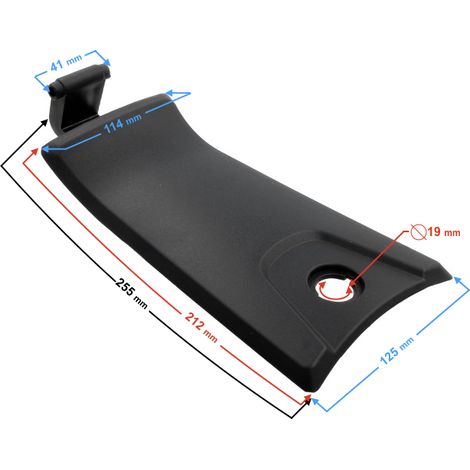 Carcasa del depósito de combustible para el scooter B-max (1/4)