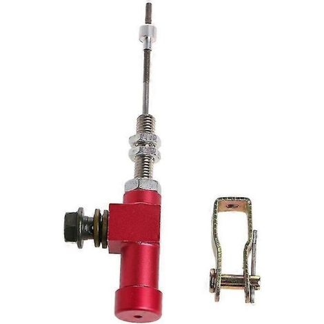 Maître-cylindre d'embrayage hydraulique de moto de haute qualité (1 pièce), tige de pompe de frein M10x1,25 mm, aluminium rouge (1/5)