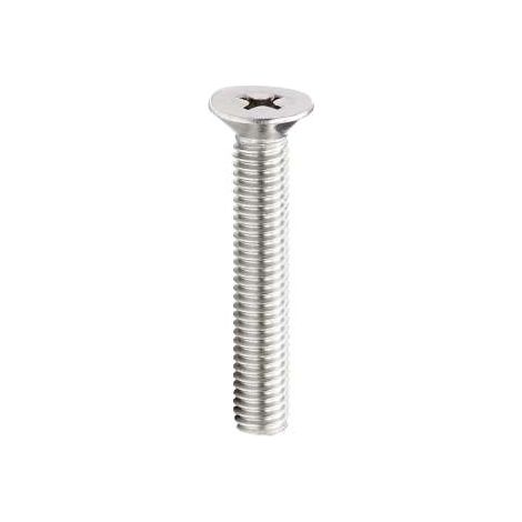 Viti Metriche Inox Testa Svasata Piana Mm.6X50