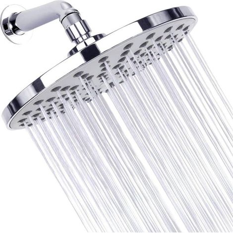 Couche de douche à pluie ronde 9 pouces / 22 cm G1 / 2 Plafonder la tête de douche de la tête de bain de la piste de douche de pluie Remplacement (1/5)