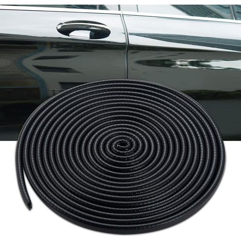 Protecteur de Bord de Porte de Voiture,Voiture en Caoutchouc en Forme de U Garniture de Voiture protecteurs de Porte Joint pour berline (5M, Noir) (1/5)