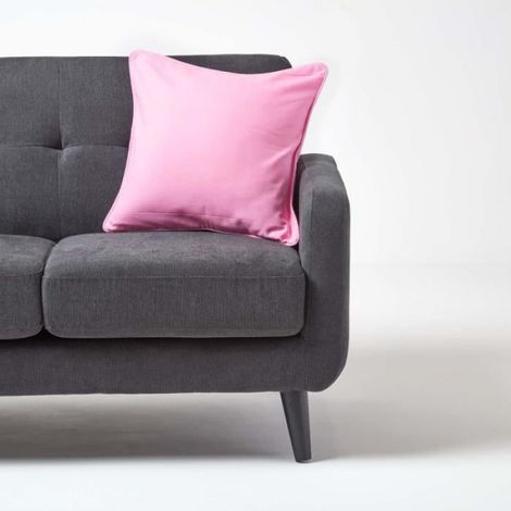 Housse De Coussin - Coton - 30 X 30 Cm - Pour Decoration Interieure - 1 Piece (1/4)