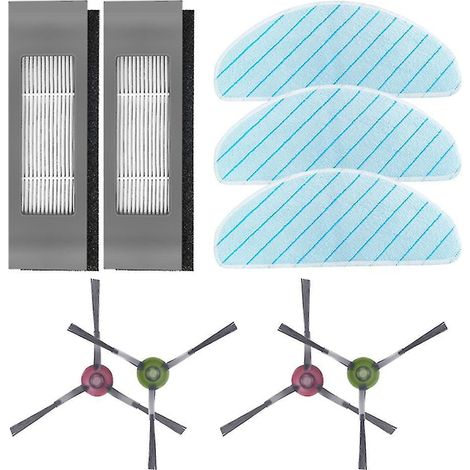 Für Ecovacs T9 Max T9 Aivi T9 Aivi+ T9 Wischtuchfilter Seitenbürste