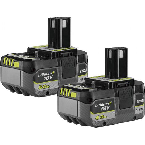 Lot de 2 Batteries RB1850XG 18V ONE+ 5,0Ah RYOBI (1/2)
