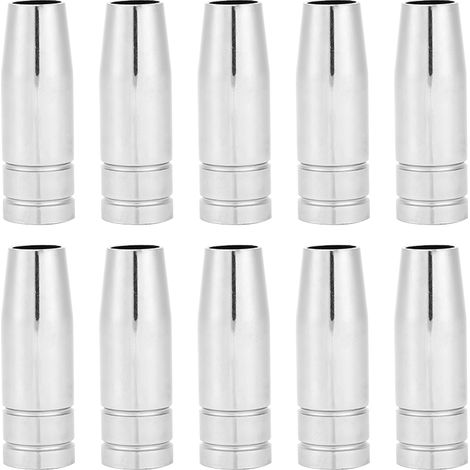 10pcs Nozzles MIG Welder Consumable Accessory Fit for 15AK Torch Gun
