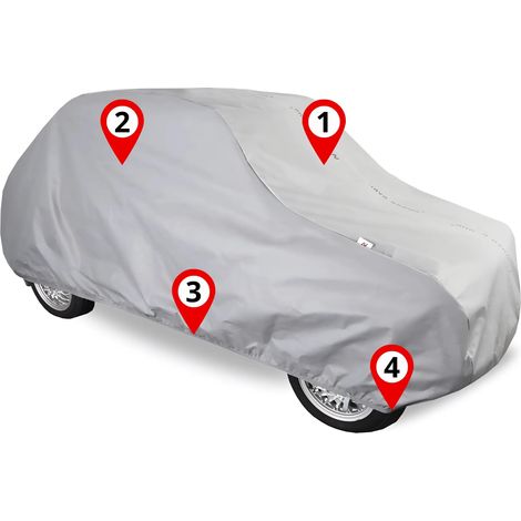 Telo copriauto per Fiat 126p, telone auto per bambini, pratico, 3 strati PAS (1/5)