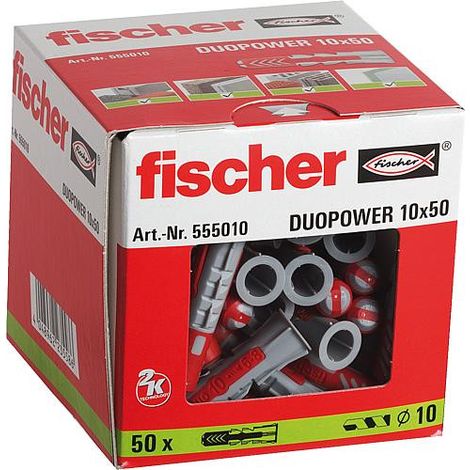 Chevilles Fischer paquet Duopower 10x50, 10 x UE 50 pces (1/3)