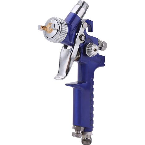 Mini-100-cm³-HVLP-Farbspritzpistole, 1,0-mm-Düse, Schwerkraftzufuhr, Auto-Airbrush-Set, Niederdruck-Druckluftspritzgerät (1/5)