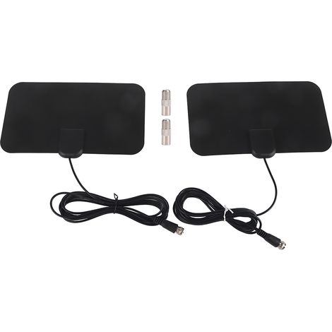 2Pcs Antenne TV Numérique Mini Portable HD 4K pour Téléviseur Intérieur (1/5)