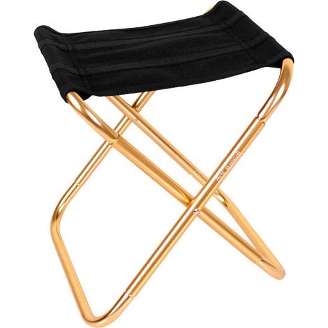 Mini-Hocker, Campingstuhl, Sitz, zusammenklappbar, tragbar, faltbar, ultraleicht, für Wandern, Grillen, Garten, Picknick am Strand