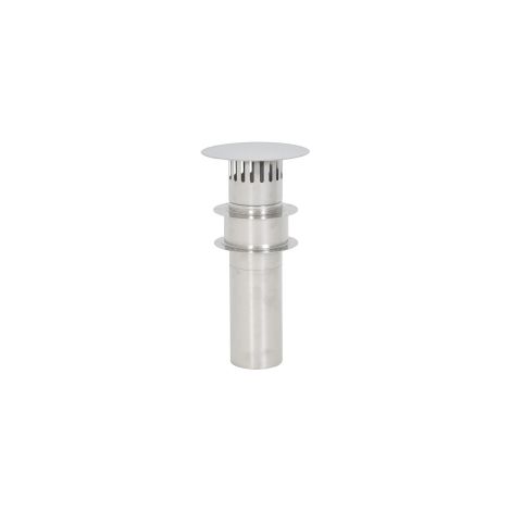 Stainless steel evacuation set with roof gland, 110 mm connection for the TTulpe Indoor B-10/11 THEFLU004 (1/2)