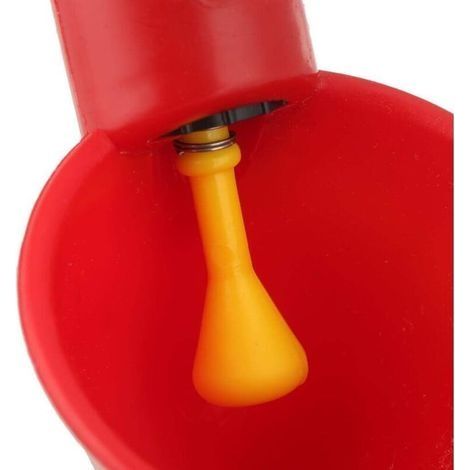 10-teiliges Set automatischer Hühnertränken aus Kunststoff, Geflügeltränke-Set, Trinkwasserspenderschalen, Wasserversorgungssysteme für Wachteln, Vögel, Tauben und Hühner (1/3)