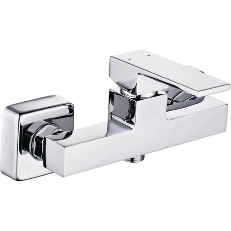 Mitigeur de douche chromé - Raccord 1/2 pouce (1/5)