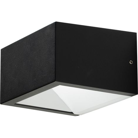 Applique antracite gea led ges1150 ip54 led bianco dinamico lampada parete moderna esterno