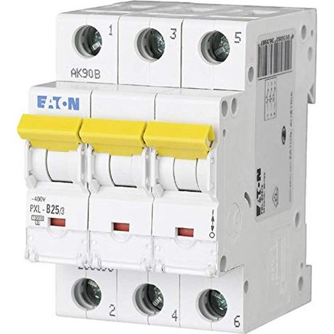 Eaton PXL-C25/3 interruptor automático 3 polos blanco compacto