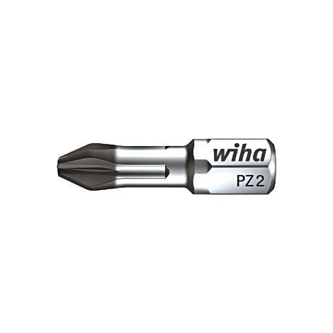 Wiha Bit-Set Pozidriv 1 x 25 m Diamant-Saphier-Beschichtung Bits