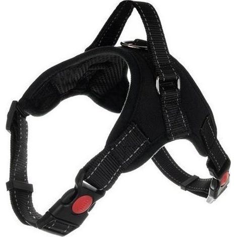 Arnés para perros Arnés antitirones Reflectante Reflectante Ajustable Extra resistente Rojo Mediano (1/5)