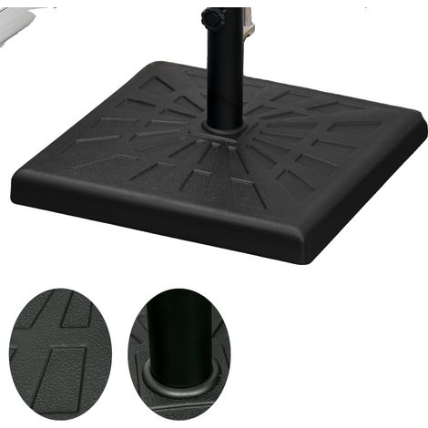 Base de sombrilla pesada, resistente, estabilidad para exteriores, verde militar (1/2)