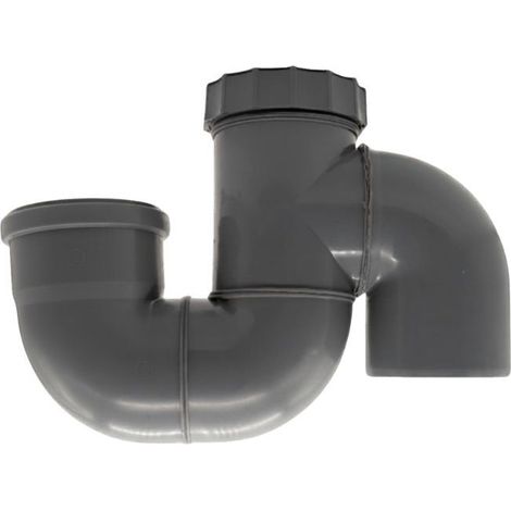 Sifone Verticale Chiuso in Polipropilene : Diametro - 125 mm ( tappo Ø 125 mm)