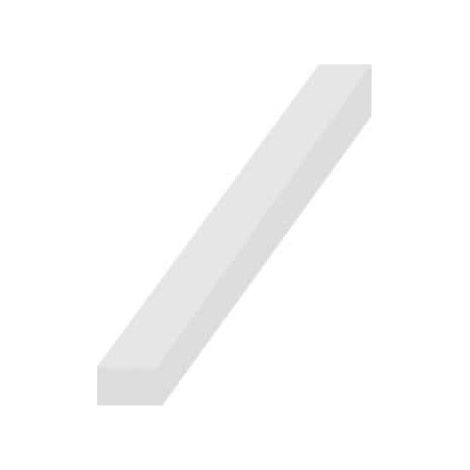 Bande caoutchouc spongieux silicone blanc 25x25mm longueur 1m