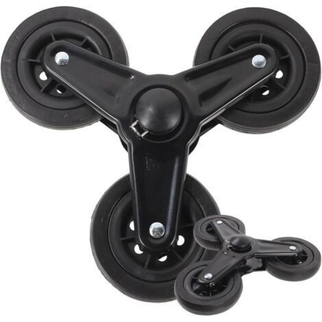 Roues triangulaires pour chariots – Matériau durable – Conception spéciale pour réduire l'usure – Compatible avec divers transporteurs (1/4)