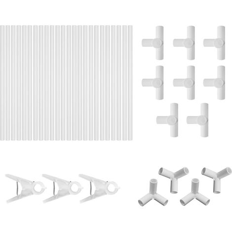 Treillis de jardin, support pour plantes grimpantes, treillis en plastique (1/5)