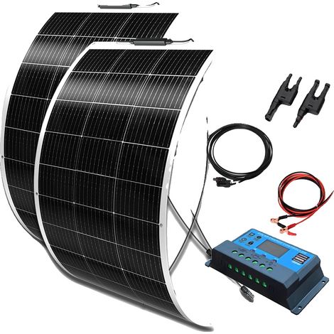 Pannello solare, design flessibile, alta efficienza, Kit-B 210W (1/2)