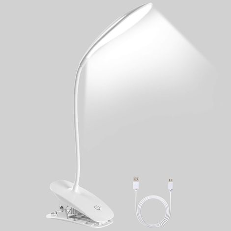 Lampara De Escritorio Led - 3 Niveles De Brillo - Recargable Por Usb - 800 Mah - Control Táctil - Para Niños Y Adultos - 1 Unidad (1/5)