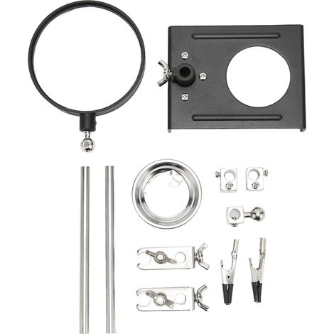 Beyamis Station de soudage avec loupe 5X, pince, pliable, réglable, design ergonomique, lentille optique, loupe pour la maintenance (1/5)