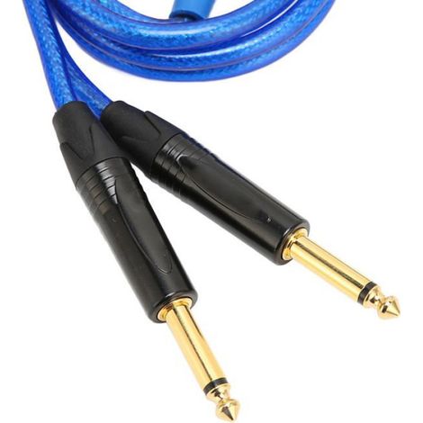 Câble XLR Mâle Vers Double Jack 6.35 mm - 3 m - Pour Mixeur Amplificateur Microphone - 1 Pièce (1/5)