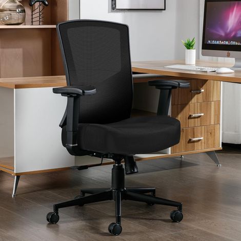 Ergonomischer Bürostuhl 200KG mit Hoher Rückenlehne Lordosenstütze Mesh-Stuhl (1/5)
