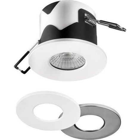 Spot encastré LED 6.5W BBC fixe Ø 85mm blanc 3CCT 3000-4000-6000K 580-610lm alim 230V dimmable 60° étanche IP65 IK06 STORM PRO (1/3)