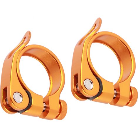 2 Pièces Fixation Rapide Selle Vélo pour Tige de Selle 35mm - Route et VTT (1/5)
