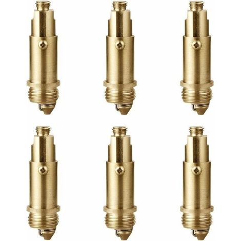 6 PièCes Bouchon De Vidange Noyau Rebondissant-Bassin Pop-Up Boulon à Ressort En Laiton-Adapté à La Plupart Des Bouchons De Vidange De Bassin De Baignoire D'éVier (1/5)