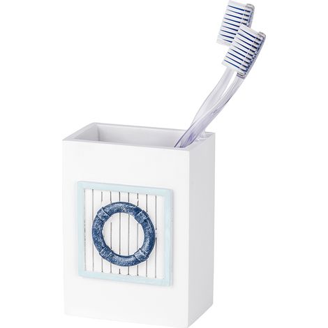 Bicchiere porta Spazzolino in Poliresina Nautic (1/5)