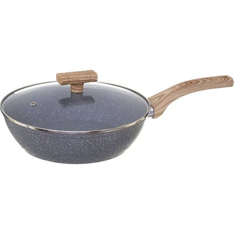 Sauteuse 24 cm en aluminium forgé naturel 5five (1/5)
