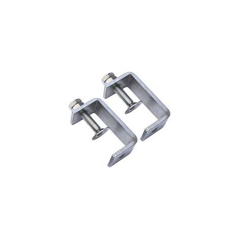 Morsetti in acciaio inox per impieghi gravosi, set di 2 morsetti a C, morsetto a C per impieghi gravosi da 65 mm, morsetto per lavorazione del legno, per lavori di falegnameria fai-da-te, saldatura, e