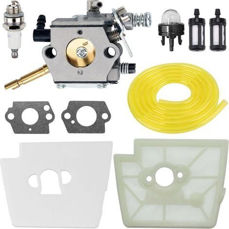 Carburateur Compatible pour FS160 FS220 FS180 FS280 FR220 débroussailleuse à Cordes remplace pour C15-51 C1S-S3G avec Filtre à air Bougie d'allumage Ligne de Carburant (1/4)