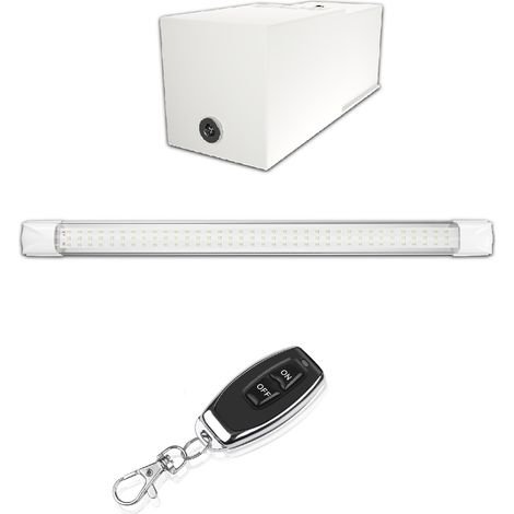 Kit éclairage sans fil garage box cave sous sol - 1 réglette led - 1 Batterie - Télécommande porte clé - Gamme ACCESS - 1100 lumens (1/5)
