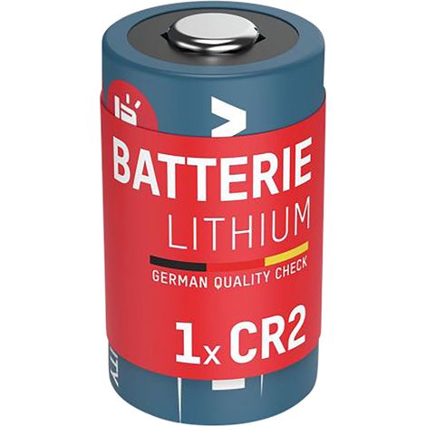 ANSMANN Pile Lithium CR2 CR15270 3V, Qualité Supérieure, Systèmes Alarme (1/4)