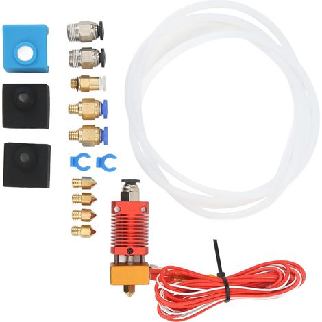Montiertes Druckkopf-Kit für Ender 3 mit pneumatischen Anschlüssen, Thermistor-Heizelement und MK8-Düse (1/5)