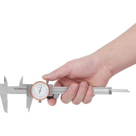 Étrier de précision en aluminium 0-150mm avec cadran antidérapant pour mesures industrielles (1/4)