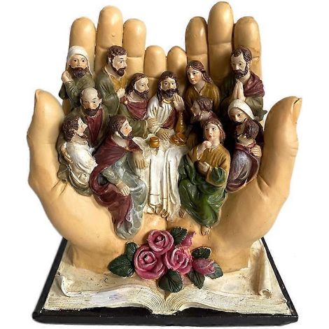Figurine décorative catholique représentant la Cène - Cadeau A-- (1/5)