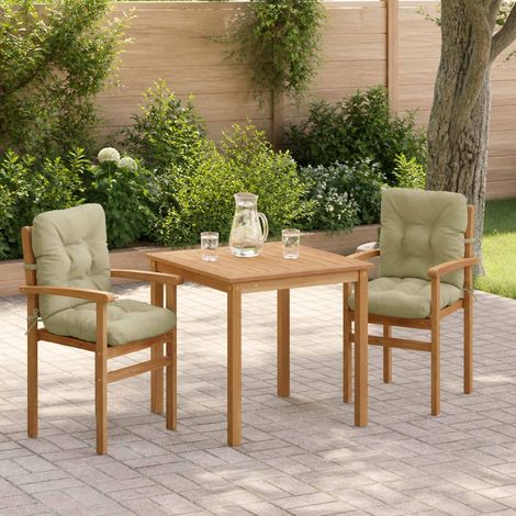 vidaXL Cuscini per Sedia Alta in 2 Pezzi VIANEN 100% Poliestere (1/5)