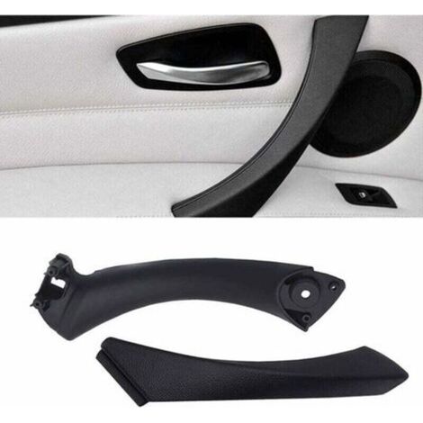 Compatible avec poignée de porte Série 3 E90/E91/E92/E93,poignée de traction de porte passager gauche + couvercle extérieur (Compatible with Série 3 E90/E91 323 325 328 330 335 Sedan&Touring) (1/4)